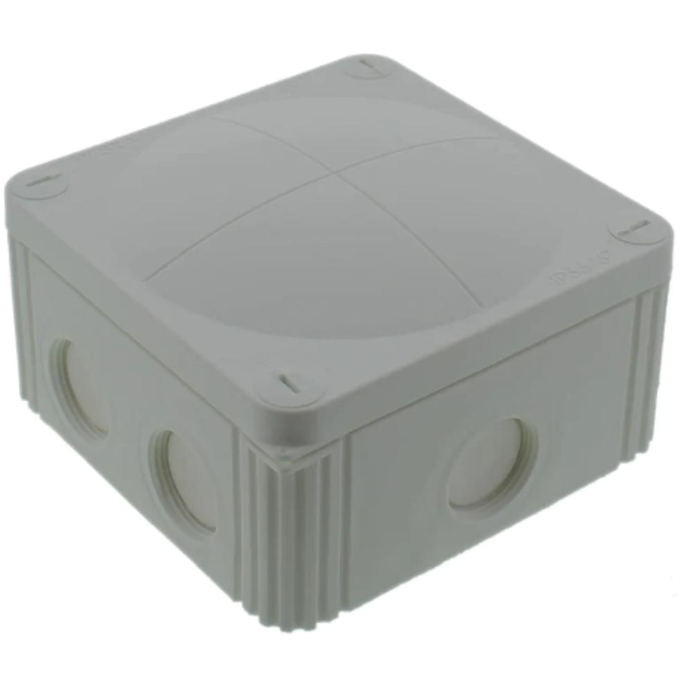 WISKA COMBI 407 Junction Box – 95×95×60 mm, Grey, IP66 (Polypropylene)