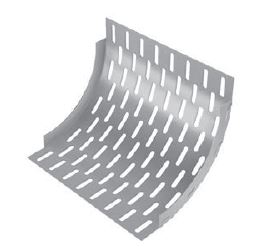 Light Duty Cable Tray – 305mm Internal Bend Riser (PG Perforated)