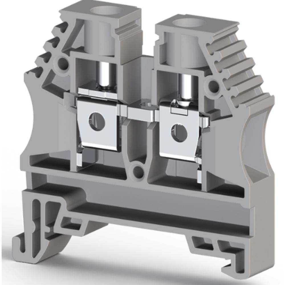 Klemsan Terminal Block 6 mm² Grey 41 A