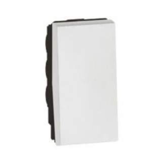 Legrand Arteor Push Button – 1‑Way, 1 Module, 6 A – White