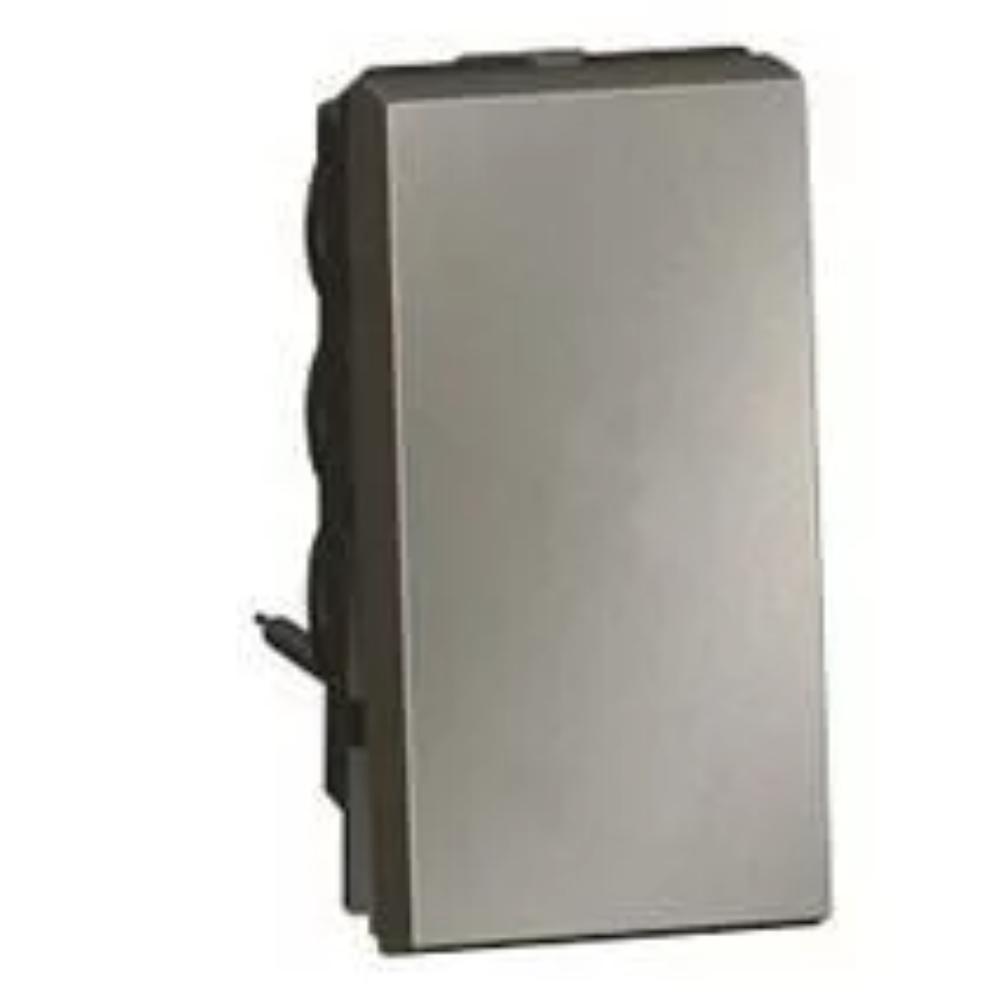 Legrand Arteor Push Button – 1-Way, 6A, Magnesium