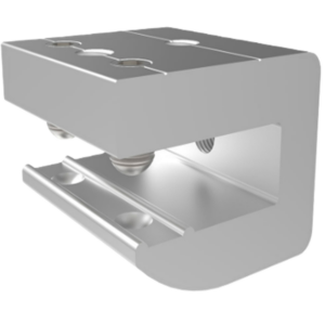 LX Solar – Generic Mount Clamps with EPDM Inserts for Brownbuilt / Craft-Lok® Standing Seam (M8 Holes)