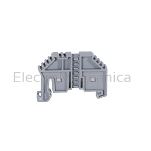 Klemsan Screwless End Stop – 35 mm DIN-Rail, Grey