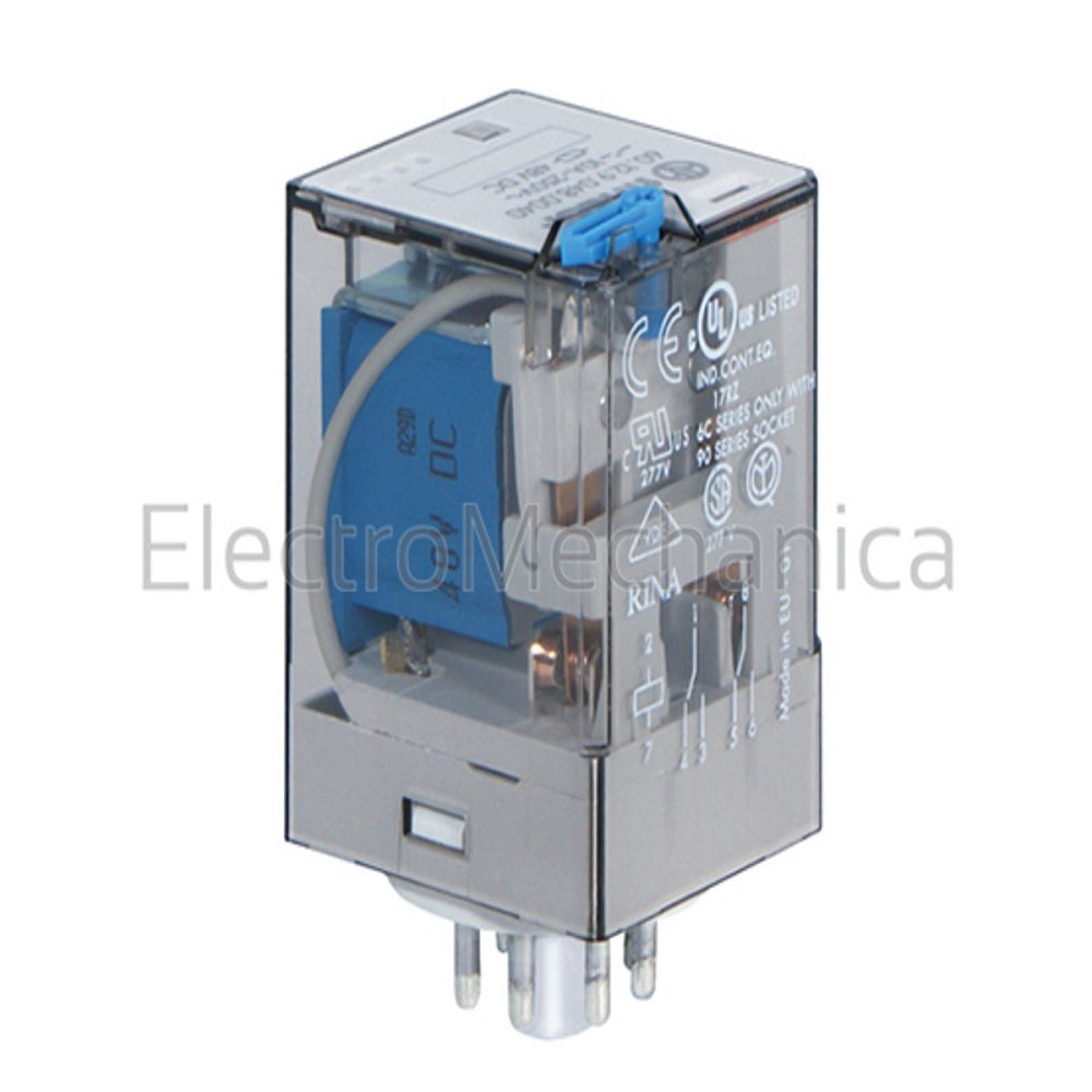 Finder 8‑Pin Round Plug‑In Relay – 230 VAC Coil