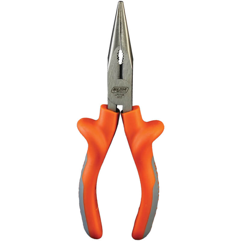 Major Tech 150mm Long Nose Pliers – 1000V Insulated