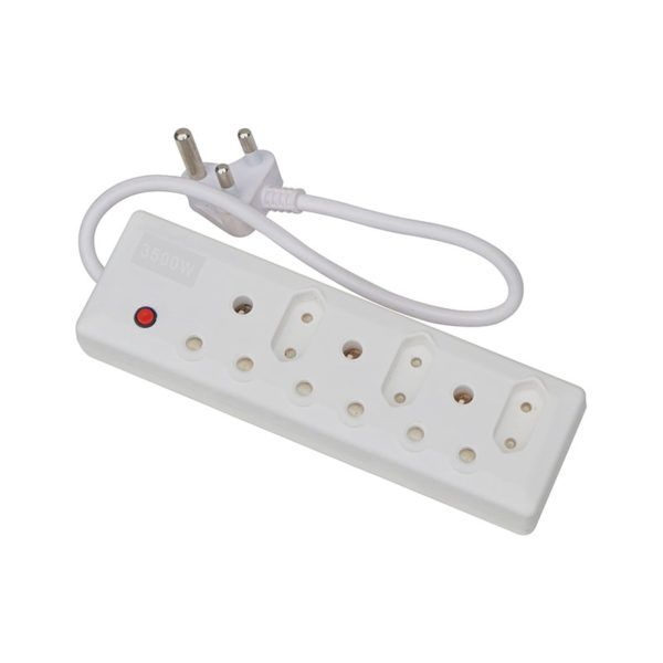 Ausma 6-Way Multiplug Adaptor – 3×16A RSA 3-Pin + 3×5A 2-Pin V-Slim