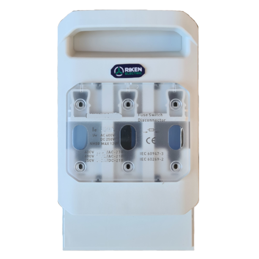 Riken NH2 DC Fuse Disconnect – 3 Pole, 300 A/400 A, 440 VDC