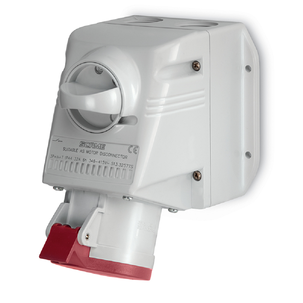 Scame CEE 16 A Surface Socket – 5‑Pin (3P+N+E), 400 V, IP54