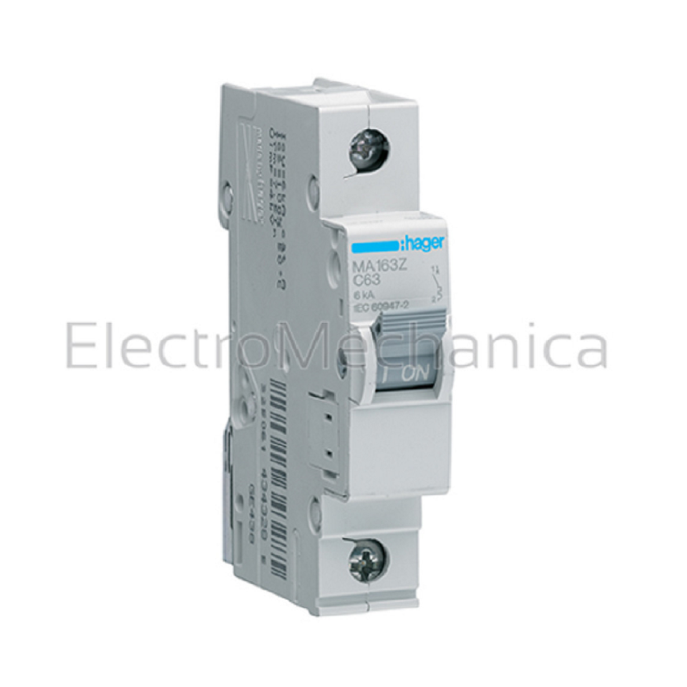 Hager Miniature Circuit Breaker (MCB) – 25A, 1 Pole, 6kA, C-Curve