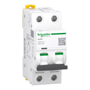 Schneider 2A 2P MCB 6kA – C Curve