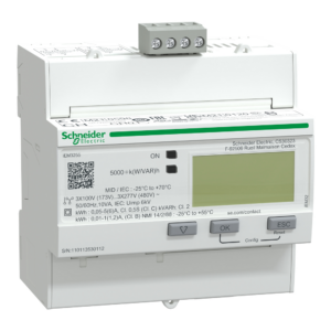 Schneider 3PH+N kWh Meter – 125A DIN Mount
