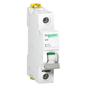 Schneider 63A 1P Isolator – DIN Rail