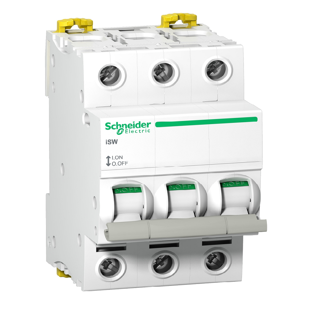 Schneider 125A 3P Isolator – 415V AC, DIN Rail