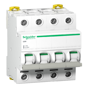 Schneider 63A 4P Isolator – DIN Rail