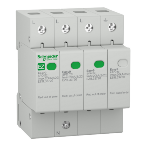 Schneider Easy9 Surge Arrester 4P - 3P+N, 20 kA - 400 V