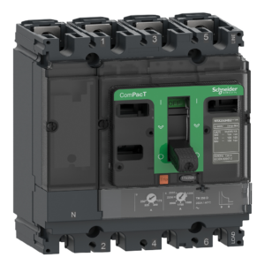 Schneider MCCB – 100A, 4 Pole, 36kA, 415VAC (C10F4TM100)