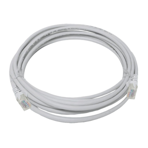 GREY Fly Lead – 2 m Patch Network Cable RJ45 CAT5e/6