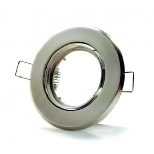 Starlit Downlighter Tilt – 100mm Ø, 75mm Cut-Out, Satin Chrome