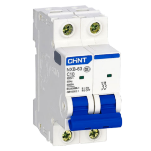 Chint 50 A 2‑Pole C‑Curve MCB 6kA