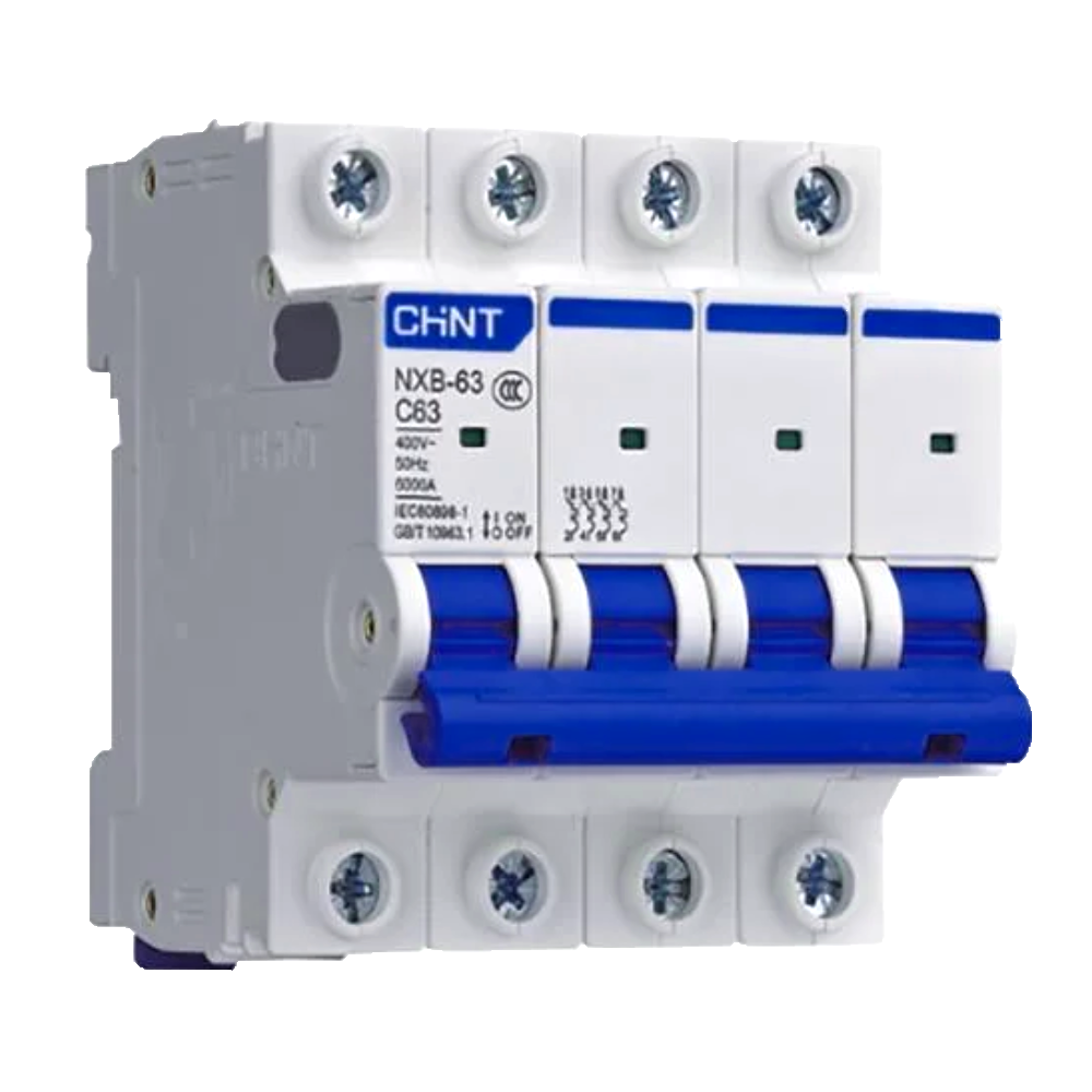 Chint 40 A 4‑Pole C‑Curve MCB 6kA