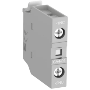 ABB CA4‑01 1NC Front‑Mount Auxiliary Contact – For AF09 to AF96 NF Contactors