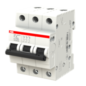 ABB 63 A 3‑Pole MCB – C‑Curve, 3 kA, DIN Rail Mount