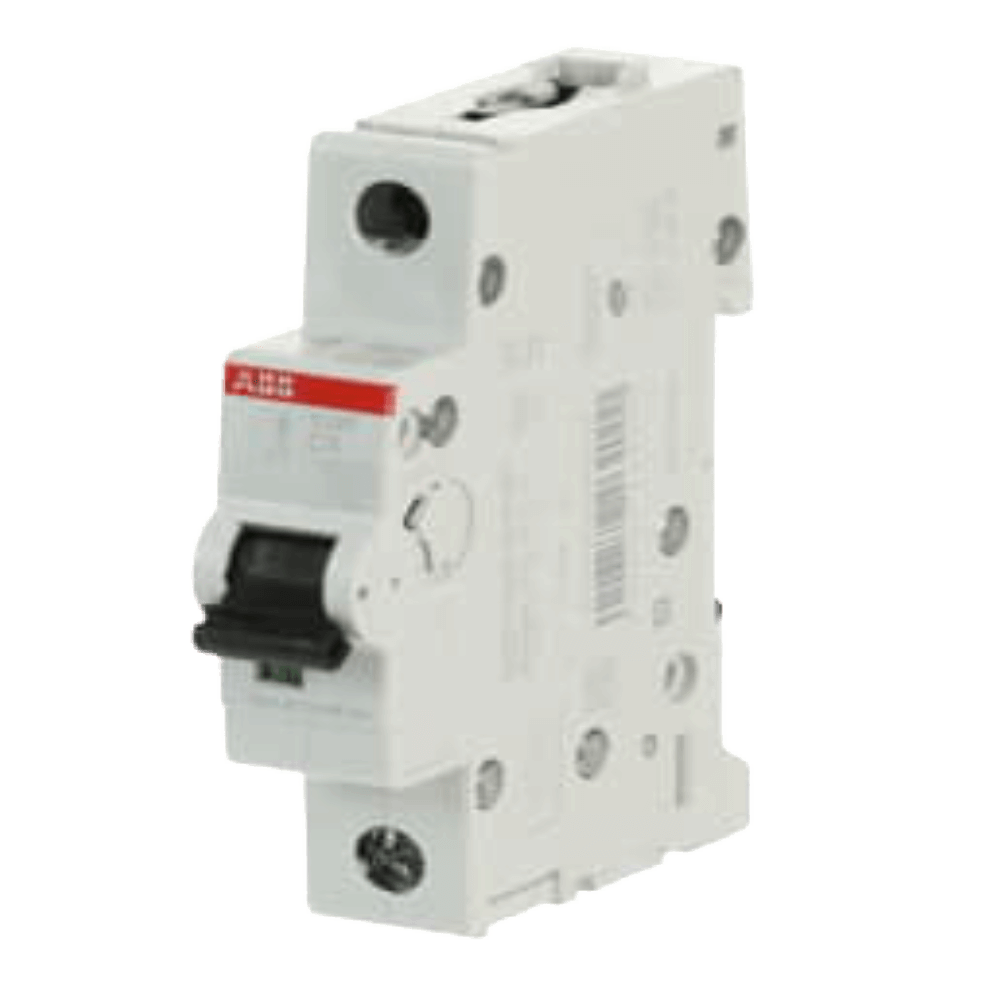 ABB 6 A 1‑Pole MCB – C‑Curve, 10 kA, DIN Rail Mount