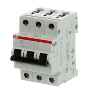 ABB 63 A 3‑Pole MCB – C‑Curve, 10 kA, DIN Rail Mount