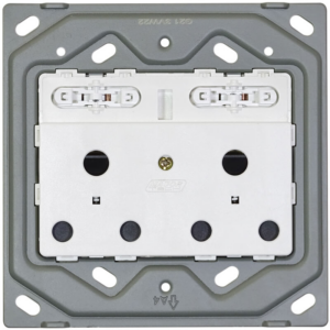 Veti 3 – Double SSO 2 × RSA Socket 4×4 No Cover
