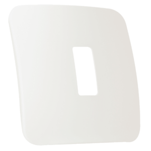 Veti 1 – One Single Module Vertical Cover Plate White