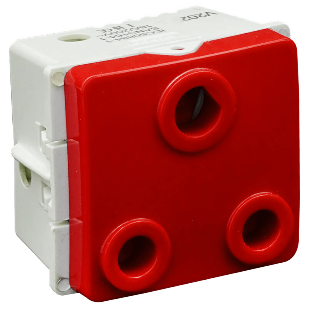 Veti 1 - 16A RSA Dedicated Socket Outlet Red