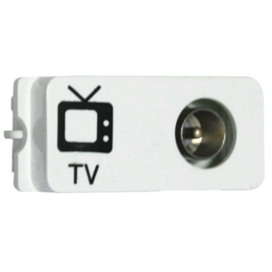 Veti 1 - TV Socket Outlet White
