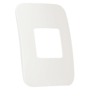 Veti 1 – One Double Module Cover Plate White