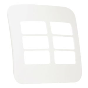 Veti 1 - Six Single Module Horizontal Cover Plate