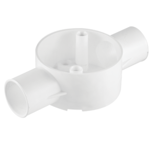 PVC 25 mm 2‑Way Side Entry Box