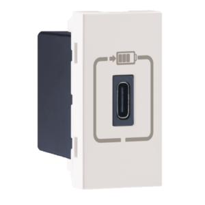 Legrand Arteor USB‑Type C Charger – 1‑Module, White