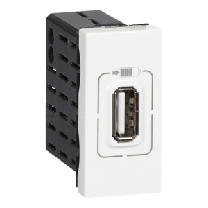 Legrand Arteor USB Socket – 5 V ⎓ 1.1 A (5.5 W), 1‑Module
