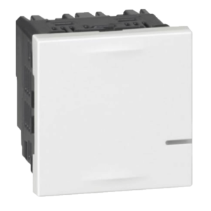 Legrand Arteor Netatmo Smart Switch – 2-Module, Without Neutral, White