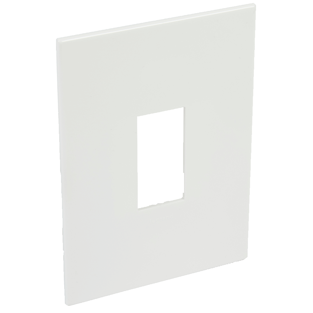 Legrand Arteor Cover Plate – 1‑Lever, 1‑Way Switch, 2×4, White