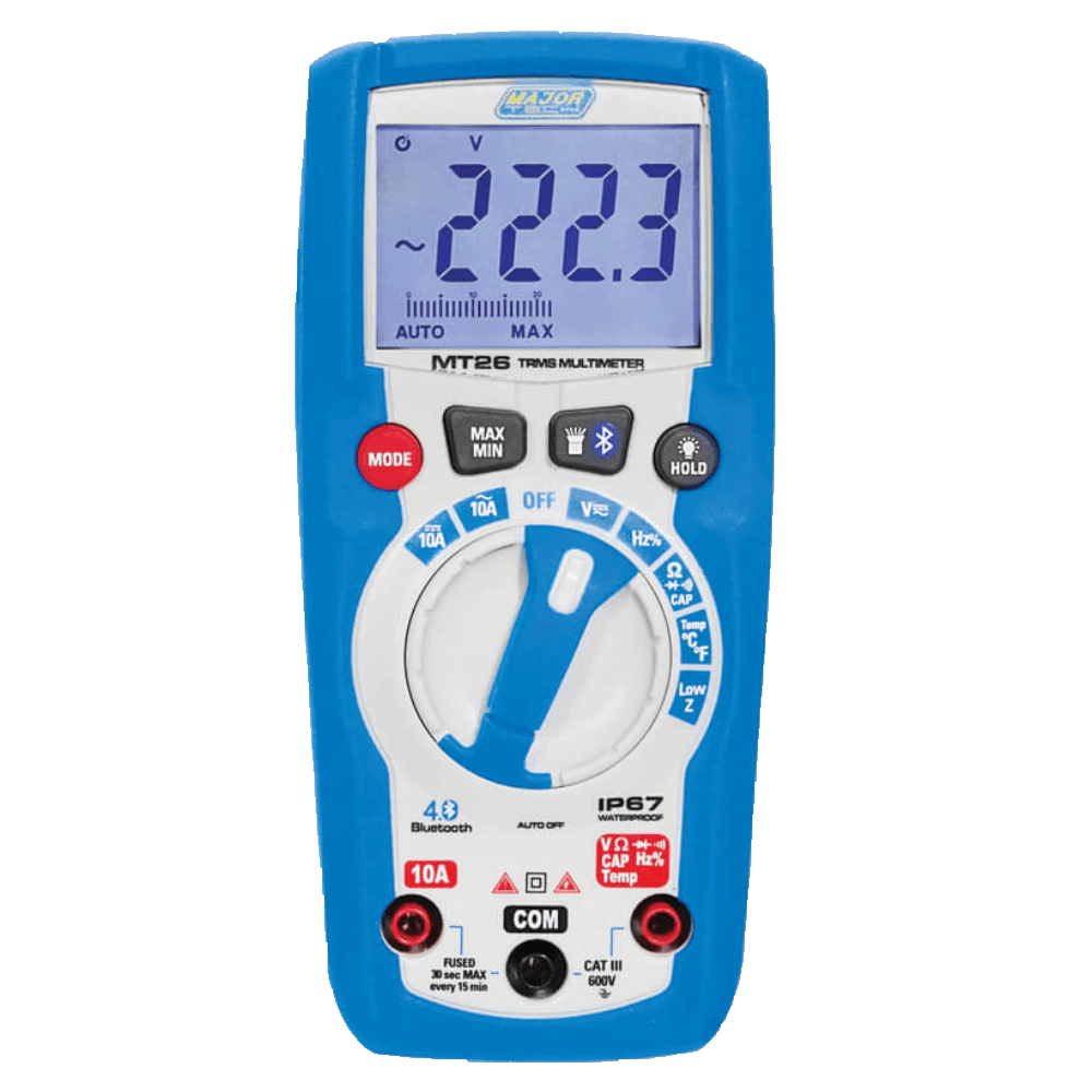 600V AC/DC True RMS Bluetooth Multimeter