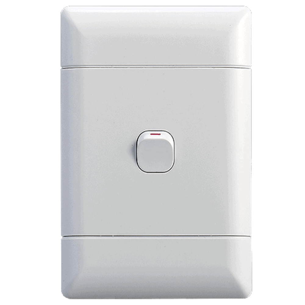 NEU 1 Lever 1 Way Complete 4×2 – White