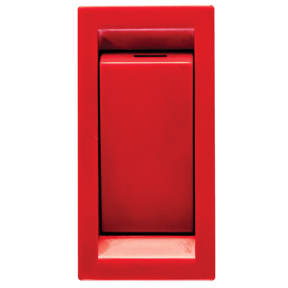 Crabtree Diamond 20 A 1‑Way Switch Module – Red