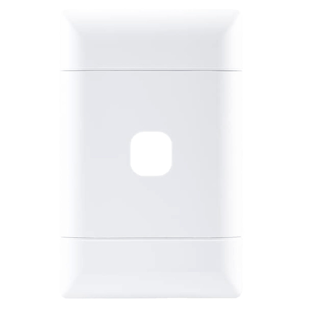 NEU 1 Lever Grid Plate 4x2 – White