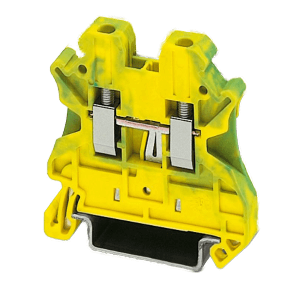 Phoenix UT2,5‑PE Terminal Block Green/Yellow (Earth)