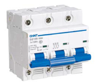 Chint DIN Circuit Breaker – 100A, 3P, C-Curve, 10kA