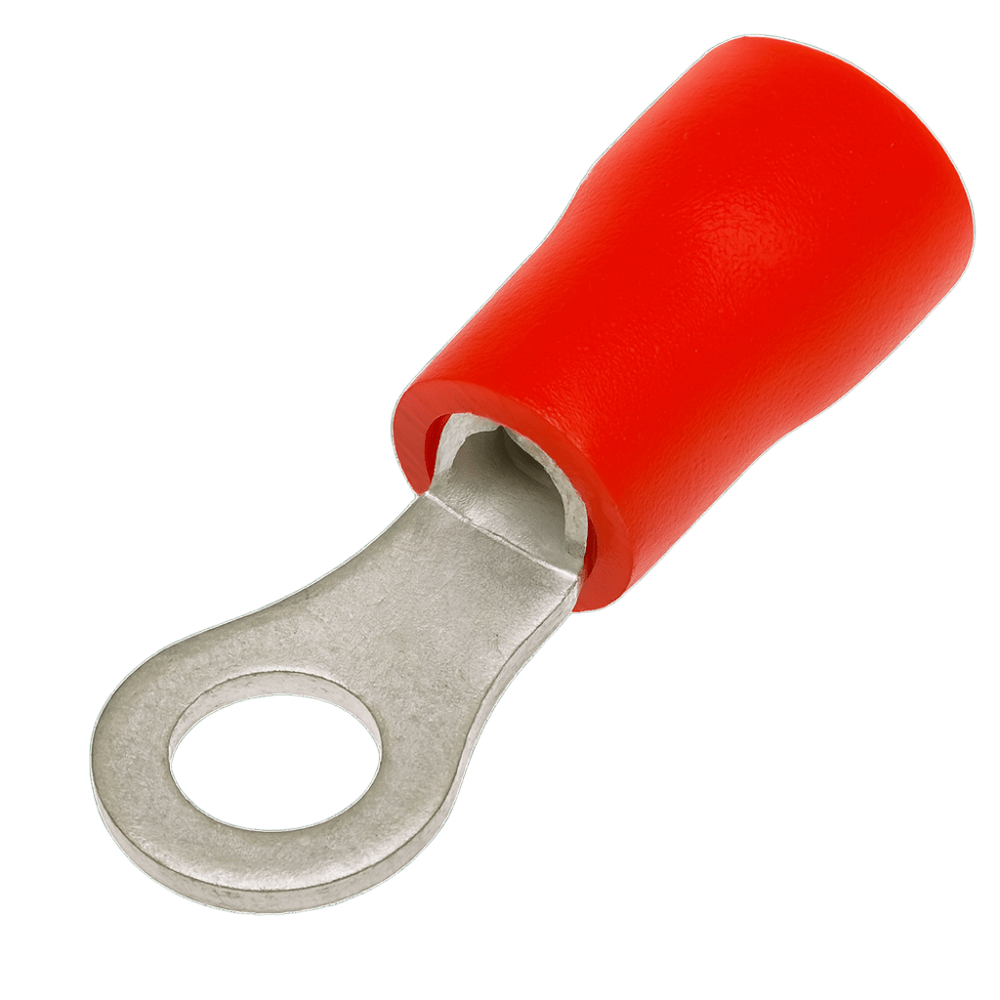 Insulated Red Ring Terminal – 8 mm