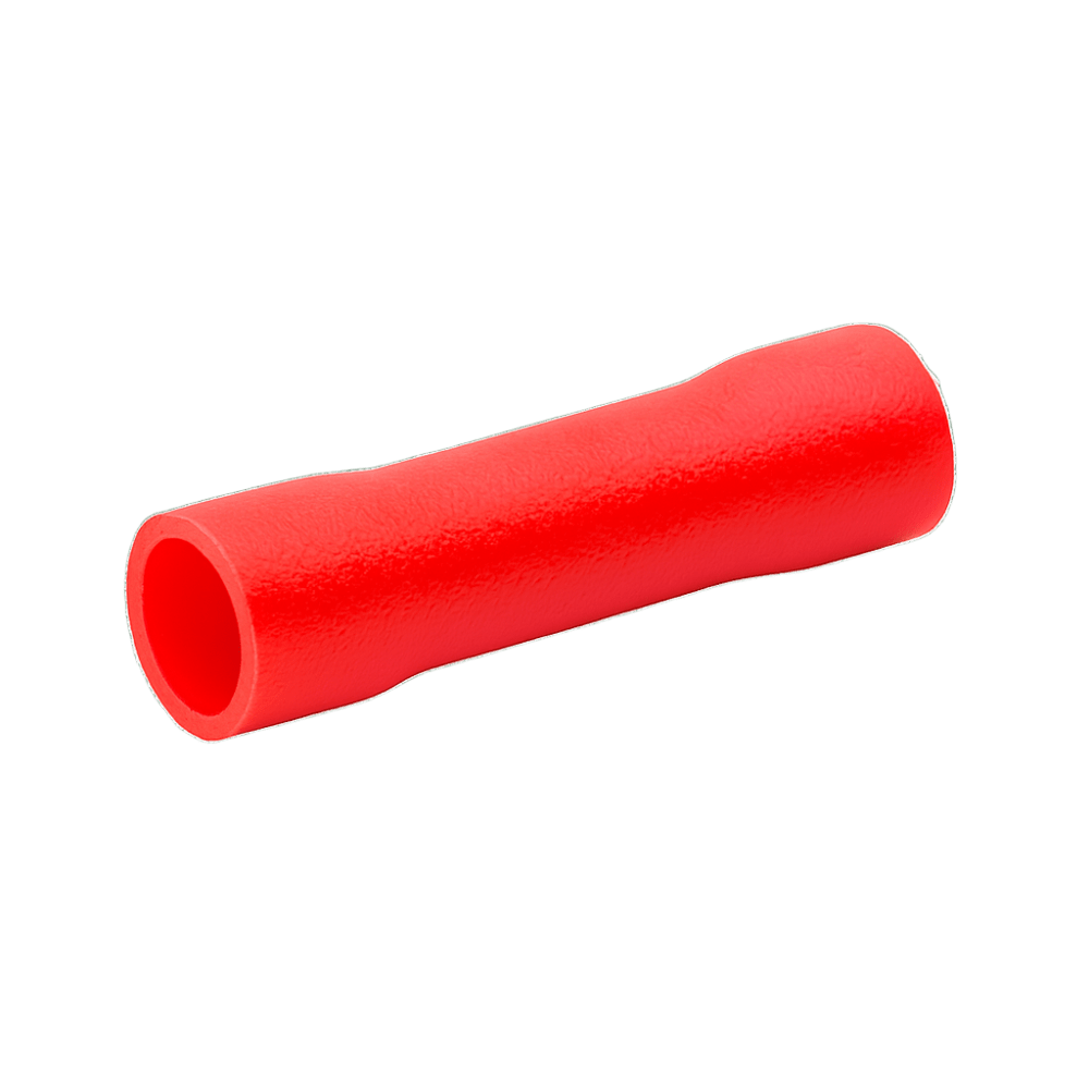 Insulated Red Butt Terminal – 0.5 mm² to 1.5 mm²