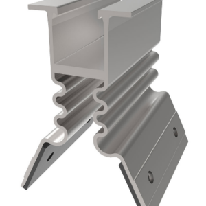 LX Solar – IBR Mount Bracket Tall Trap (Short Rail + EPDM, M6 × 4 Holes)