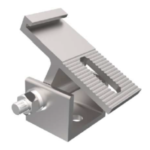 LX Solar – Pivot/Tilt Grab Front Grip Assembly for Panel (Incl. Rail Nut, Bolt & Base)