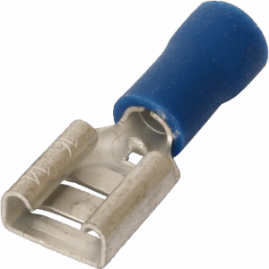 Insulated Lug – Blue Disconnect Female 6.4 mm